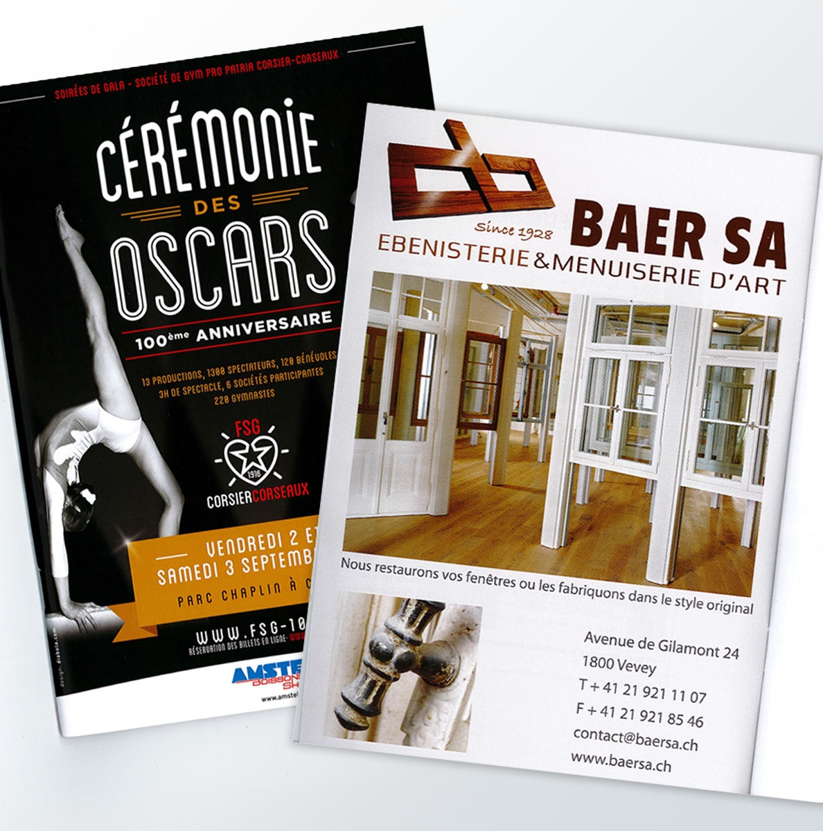 Image Brochure Cérémonie des Oscars