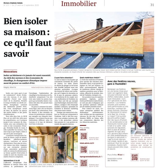 Image Notre savoir-faire en terme d'isolation